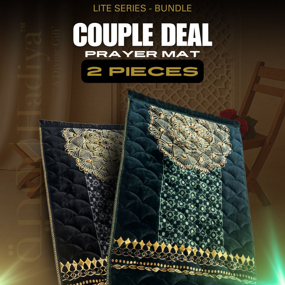 LITE SERIES PRAYER MAT BUNDLE COUPLE DEAL 2 PIECES