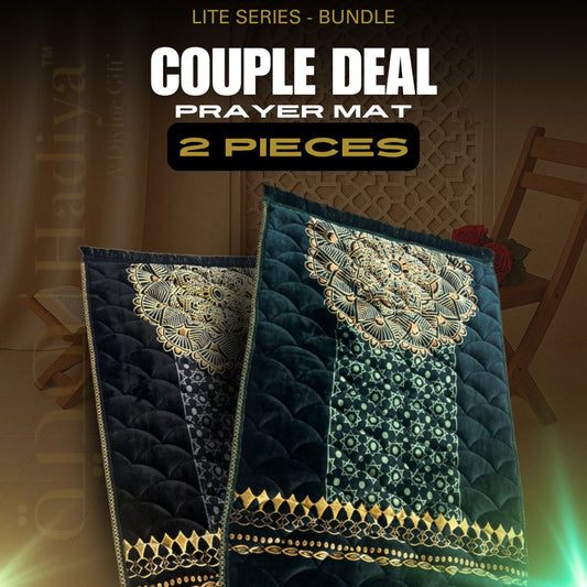 LITE SERIES PRAYER MAT BUNDLE COUPLE DEAL 2 PIECES