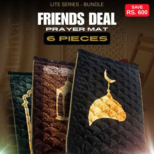LITE SERIES PRAYER MAT BUNDLE FRIENDS DEAL 6 PIECES