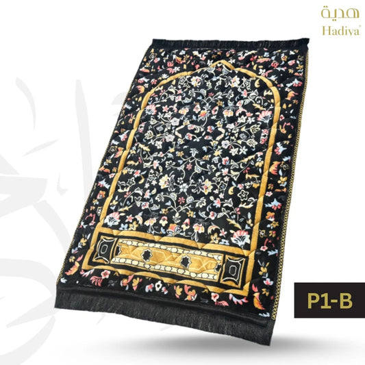 LS | P1-B Black leaf & flowers