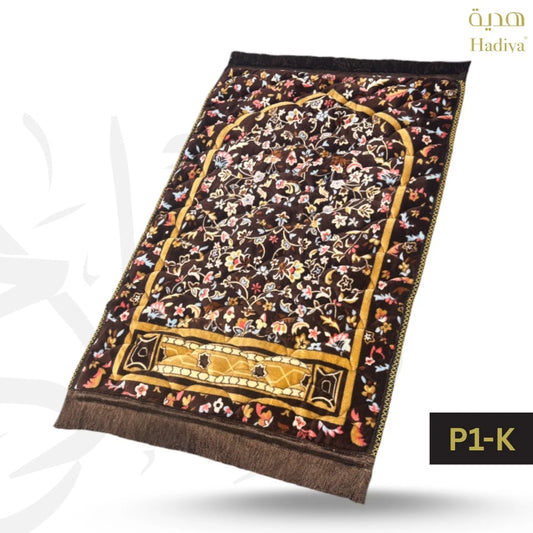 LS | P1-K Dark Brown leaf & flowers